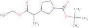 tert-Butyl 3-(1-ethoxy-1-oxopropan-2-yl)pyrrolidine-1-carboxylate