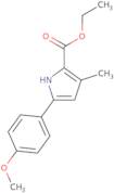 Ethyl 5-(4-methoxyphenyl)-3-methyl-1H-pyrrole-2-carboxylate