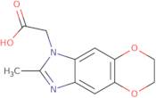 (2-Methyl-6,7-dihydro-5,8-dioxa-1,3-diaza-cyclopenta[b]naphthalen-1-yl)-acetic acid