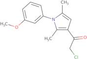 2-Chloro-1-[1-(3-methoxyphenyl)-2,5-dimethyl-1H-pyrrol-3-yl]ethan-1-one