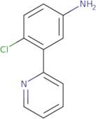 4-Chloro-3-(2-pyridinyl)benzenamine
