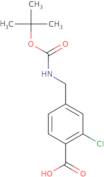 4-(([(tert-Butoxy)carbonyl]amino)methyl)-2-chlorobenzoic acid
