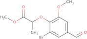 Methyl 2-(2-bromo-4-formyl-6-methoxyphenoxy)propanoate