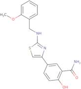 2-Hydroxy-5-(2-{[(2-methoxyphenyl)methyl]amino}-1,3-thiazol-4-yl)benzamide