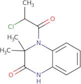 4-(2-Chloropropanoyl)-3,3-dimethyl-1,2,3,4-tetrahydroquinoxalin-2-one