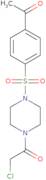 1-[4-(4-Acetylbenzenesulfonyl)piperazin-1-yl]-2-chloroethan-1-one