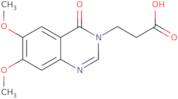 3-(6,7-Dimethoxy-4-oxo-3,4-dihydroquinazolin-3-yl)propanoic acid