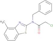 N-Benzyl-2-chloro-N-(4-methyl-1,3-benzothiazol-2-yl)acetamide