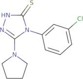 4-(3-Chlorophenyl)-5-(pyrrolidin-1-yl)-4H-1,2,4-triazole-3-thiol