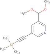 3-Dimethoxymethyl-5-trimethylsilanylethynyl-pyridine