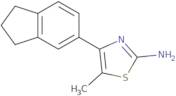 4-(2,3-Dihydro-1H-inden-5-yl)-5-methyl-1,3-thiazol-2-amine