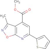 Methyl 3-methyl-6-thien-2-ylisoxazolo[5,4-b]pyridine-4-carboxylate