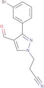 3-[3-(3-Bromophenyl)-4-formyl-1H-pyrazol-1-yl]propanenitrile