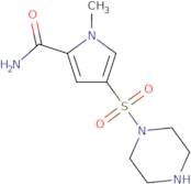 1-Methyl-4-(piperazine-1-sulfonyl)-1H-pyrrole-2-carboxamide