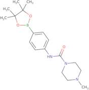 4-Methyl-N-(4-(4,4,5,5-tetramethyl-1,3,2-dioxaborolan-2-yl)phenyl)piperazine-1-carboxamide