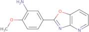 (2-Methoxy-5-[1,3]oxazolo[4,5-b]pyridin-2-ylphenyl)amine