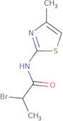 2-Bromo-N-(4-methyl-1,3-thiazol-2-yl)propanamide