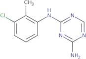 N-(3-Chloro-2-methylphenyl)-1,3,5-triazine-2,4-diamine