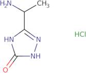 5-(1-Aminoethyl)-2,3-dihydro-1H-1,2,4-triazol-3-one hydrochloride