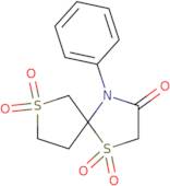 4-​Phenyl-1,​7-​dithia-​4-​azaspiro[4.4]​nonan-​3-​one 1,​1,​7,​7-​tetraoxide