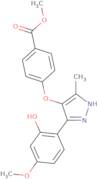 Methyl 4-{[3-(2-hydroxy-4-methoxyphenyl)-5-methyl-1H-pyrazol-4-yl]oxy}benzoate