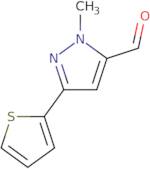 1-Methyl-3-thien-2-yl-1H-pyrazole-5-carbaldehyde