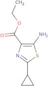 Ethyl 5-amino-2-cyclopropyl-1,3-thiazole-4-carboxylate