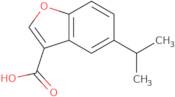 5-(Propan-2-yl)-1-benzofuran-3-carboxylic acid