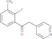 1-(2-Fluoro-3-methylphenyl)-2-(pyridin-4-yl)ethan-1-one