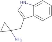 1-((1H-Indol-3-yl)methyl)cyclopropan-1-amine