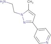 2-(5-Methyl-3-(pyridin-4-yl)-1H-pyrazol-1-yl)ethan-1-amine