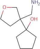 1-[3-(Aminomethyl)oxolan-3-yl]cyclopentan-1-ol