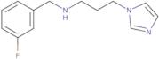 (3-Fluoro-benzyl)-(3-imidazol-1-yl-propyl)-amine