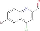 6-Bromo-4-chloroquinoline-2-carboxaldehyde