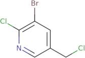 3-Bromo-2-chloro-5-(chloromethyl)pyridine