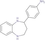 4-(2,3,4,5-Tetrahydro-1H-1,5-benzodiazepin-2-yl)aniline