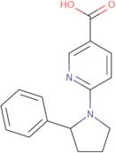 6-(2-Phenylpyrrolidin-1-yl)nicotinic acid