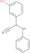 (3-Hydroxyphenyl)(phenylamino)acetonitrile