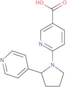 6-(2-Pyridin-4-ylpyrrolidin-1-yl)nicotinic acid