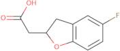 2-(5-Fluoro-2,3-dihydro-1-benzofuran-2-yl)acetic acid