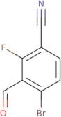 4-Bromo-2-fluoro-3-formylbenzonitrile