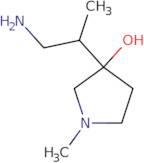 3-(1-Aminopropan-2-yl)-1-methylpyrrolidin-3-ol