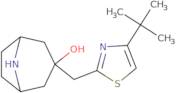 3-[(4-tert-Butyl-1,3-thiazol-2-yl)methyl]-8-azabicyclo[3.2.1]octan-3-ol