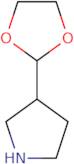 3-(1,3-Dioxolan-2-yl)pyrrolidine