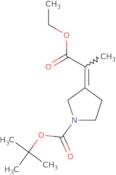 tert-Butyl (3E)-3-(1-ethoxy-1-oxopropan-2-ylidene)pyrrolidine-1-carboxylate