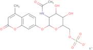 4-Methylumbelliferyl 2-acetamido-2-deoxy-b-D-galactopyranoside-6-sulfate potassium salt