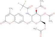 4-Methylumbelliferyl 3,4,6-tri-O-acetyl-2-deoxy-2-trifluoroacetamido-a-D-glucopyranoside