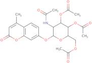 4-Methylumbelliferyl 2-acetamido-3,4,6-tri-O-acetyl-2-deoxy-a-D-glucopyranoside