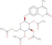 4-Methylumbelliferyl 6-deoxy-2,3,4,6-tetra-O-acetyl-6-thio-b-D-glucopyranoside