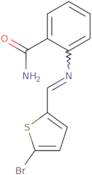 2-{[(E)-(5-Bromothiophen-2-yl)methylidene]amino}benzamide